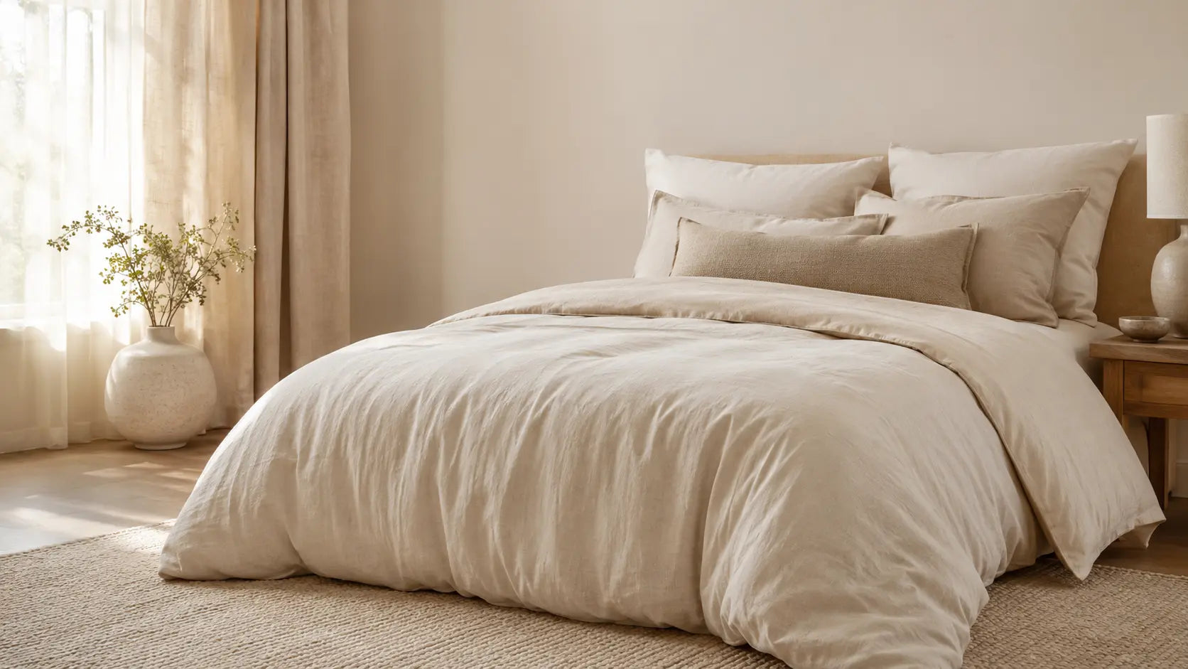 Housse de couette coton