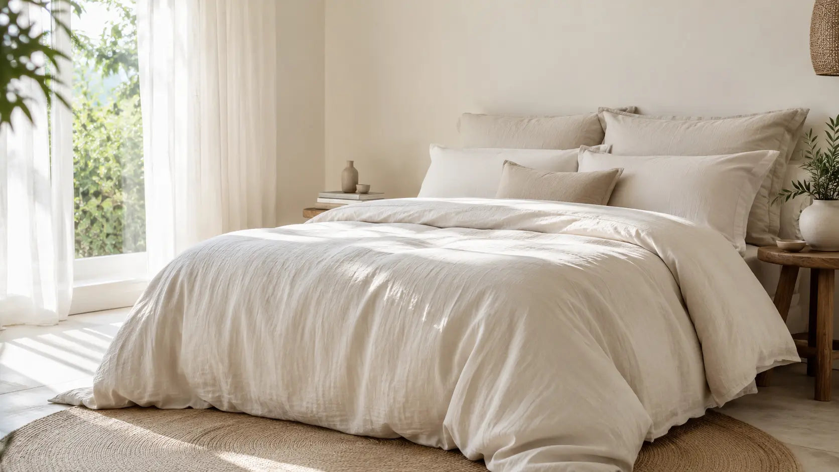 Housse de couette été