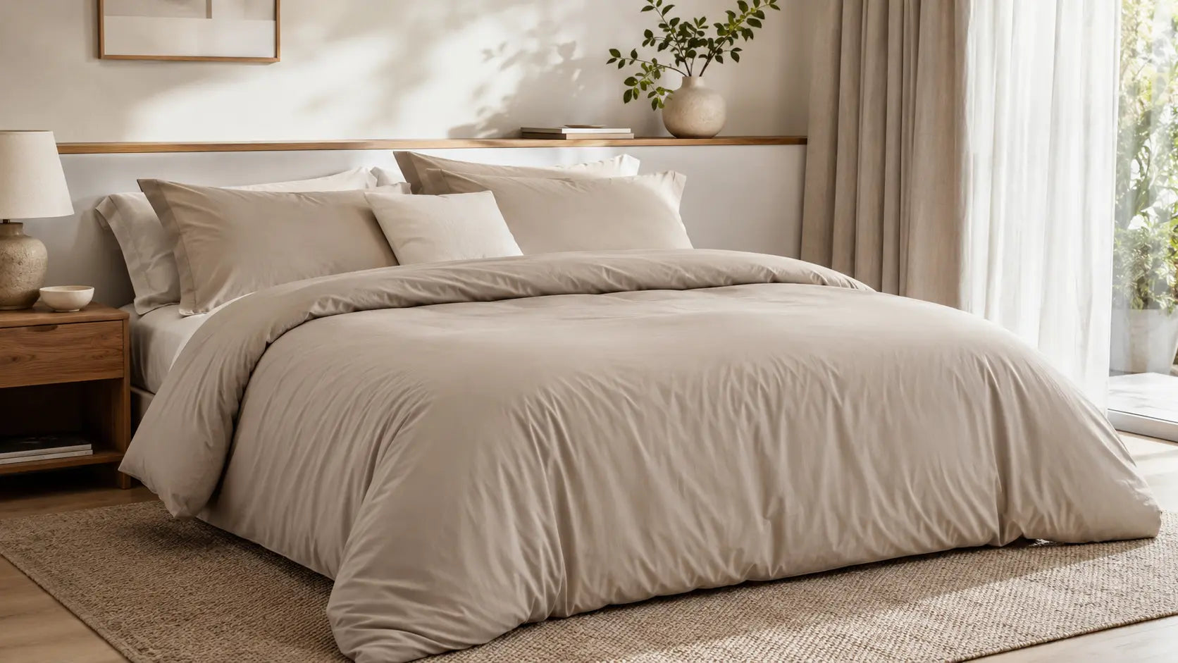 Housse de couette microfibre