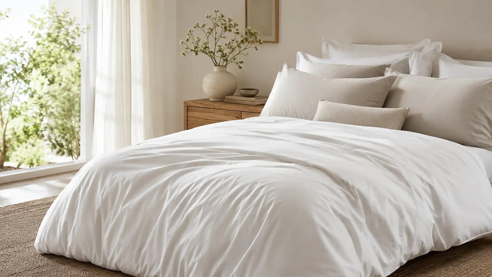 Housse de couette percale de coton