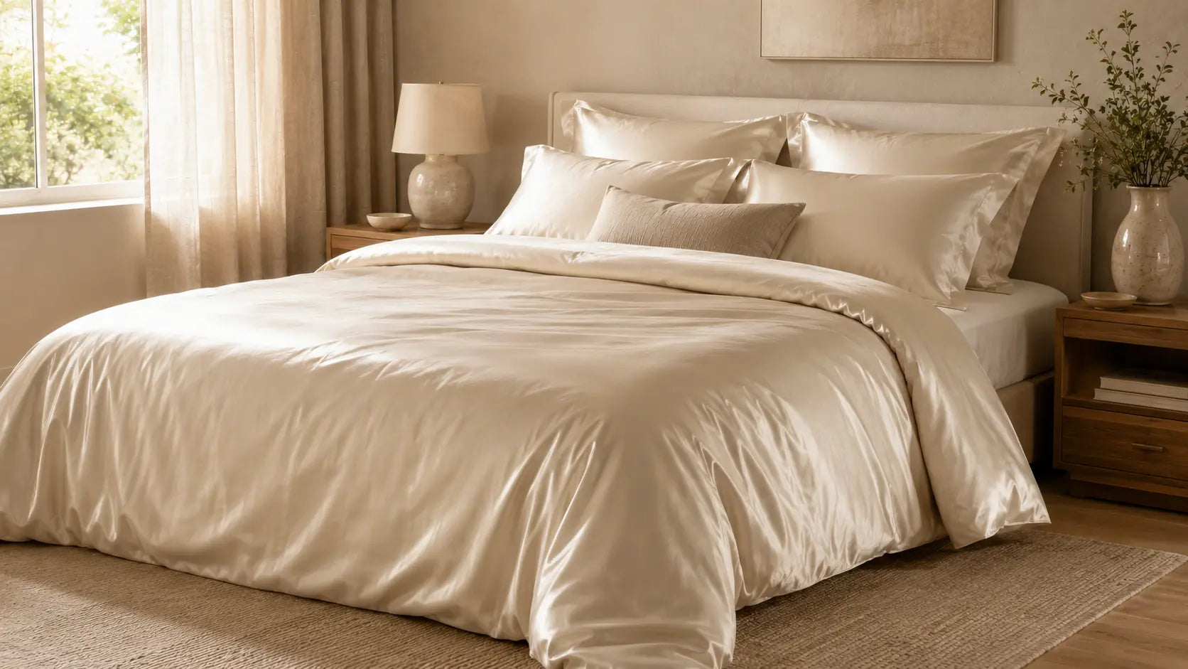 Housse de couette satin de coton