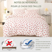 Guide pour choisir la taille de housse de couette entre 200x200 cm et 220x240 cm