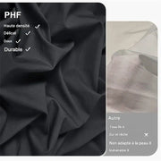 Détail du tissu en coton lavé, doux et respirant