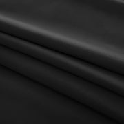 Détail du tissu microfibre noir de la housse de couette unie